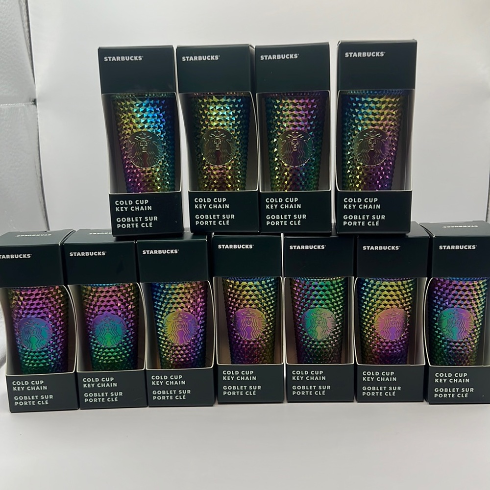 Starbucks 2023 Oilslick Keychains
